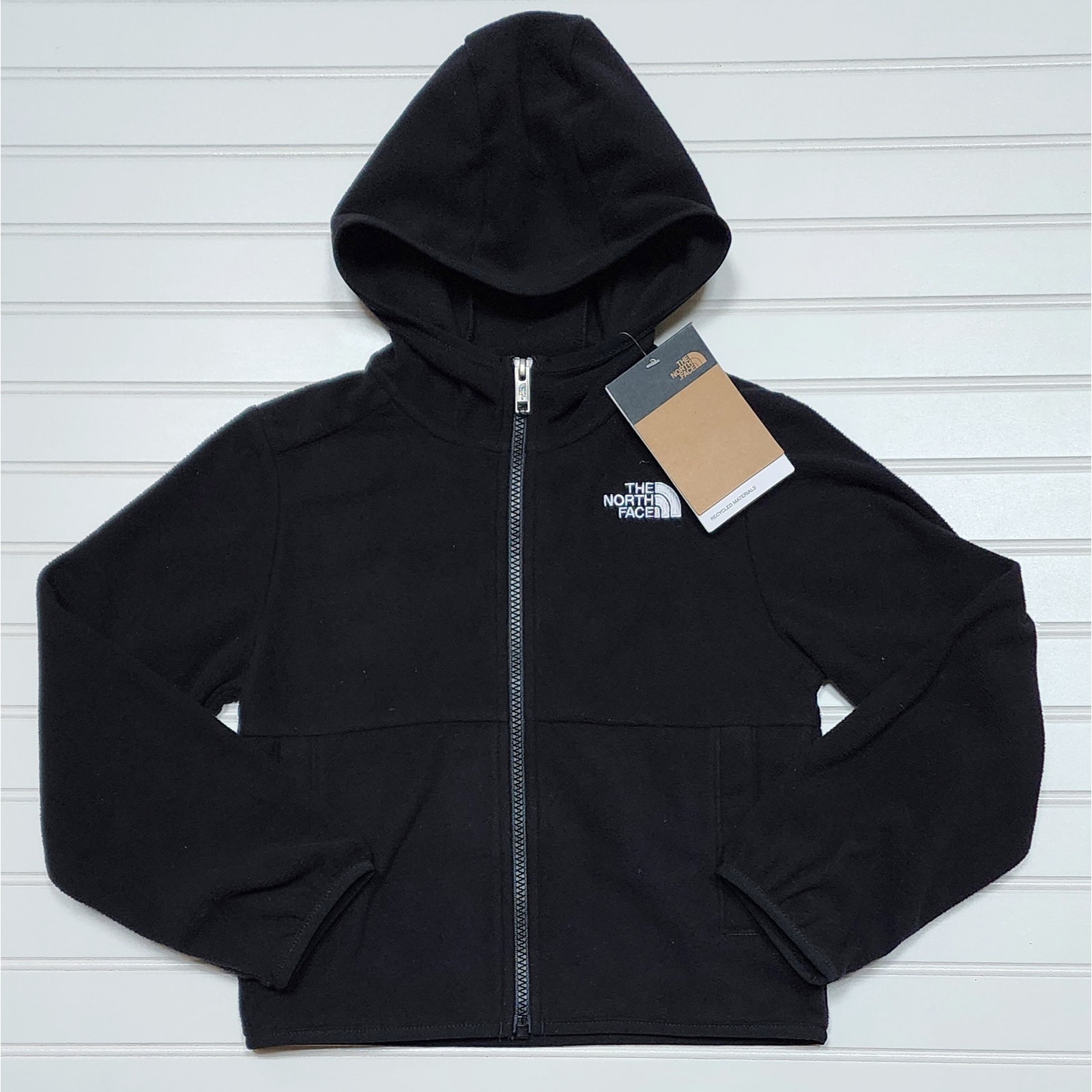NWT The North Face Kids Glacier Full Zip Fleece Hoodie Jacket