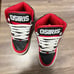 Osiris NYC 83 VLC Black/Red/White Skateboarding Shoes Size 8