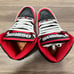 Osiris NYC 83 VLC Black/Red/White Skateboarding Shoes Size 8