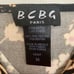 BCBG Paris Y2K Black Floral Tank Top Medium