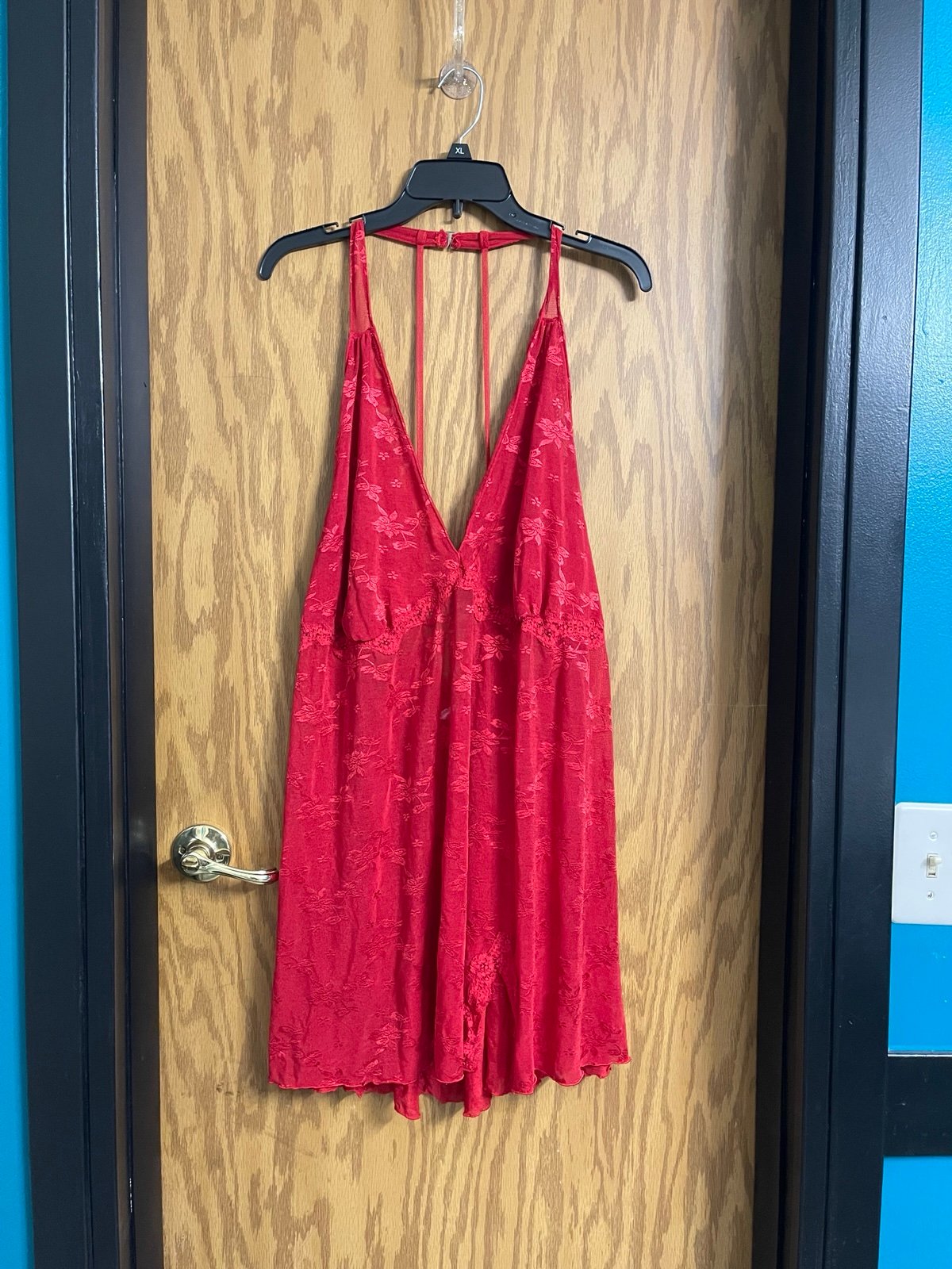 Cato red sexy sheet babydoll dress