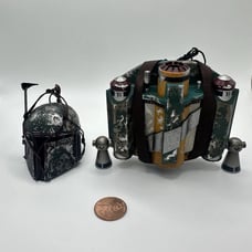 Hot Toys Star Wars TMS052 Mandalorian - 1/6 Scale Boba Fett's Helmet and Jetpack