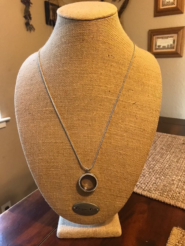 Origami Owl Silver Necklace Set