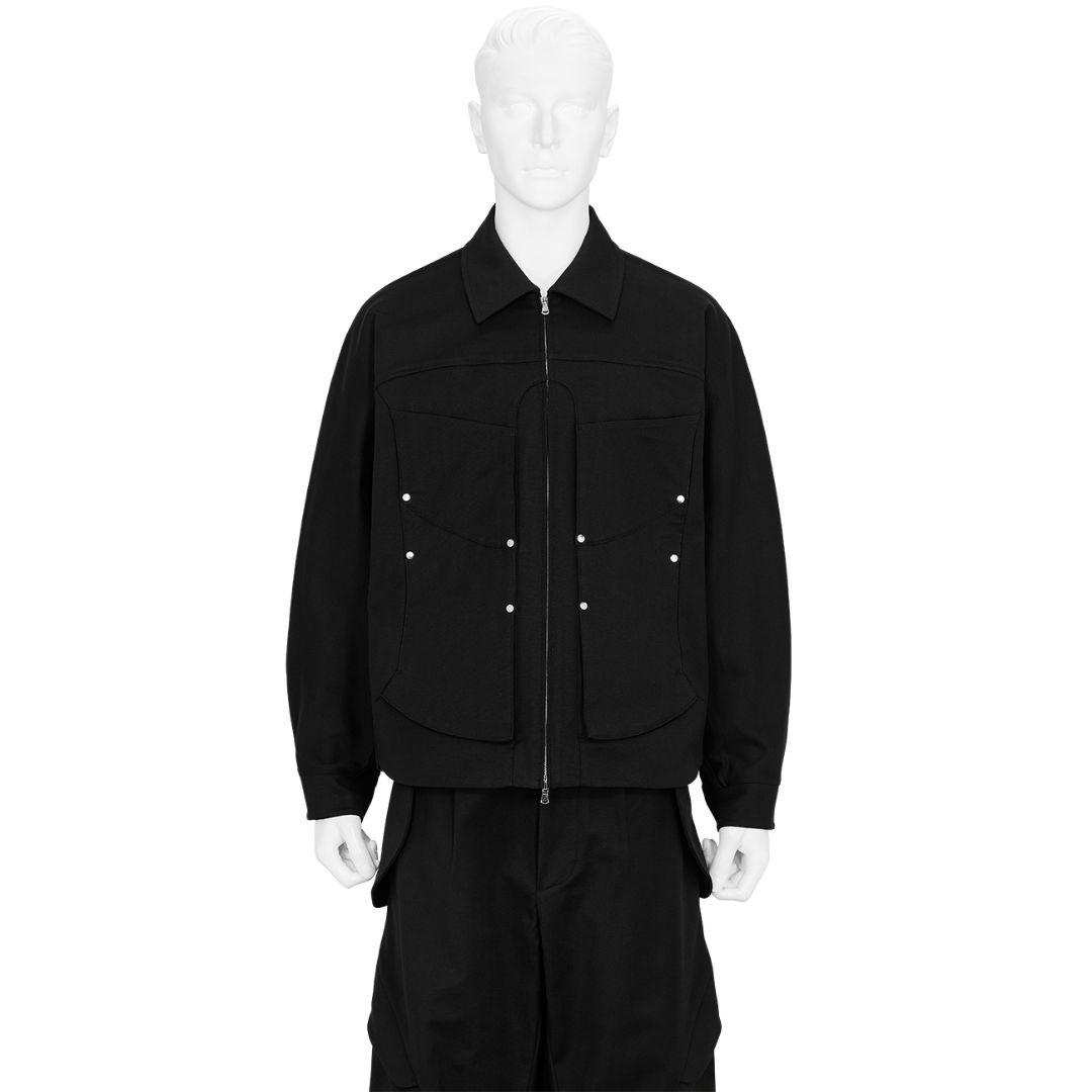 J.L-A.L DAIS JACKET Tech Zip Bomber Multi-Pocket