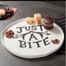 Threshold Stoneware “”JUST A BITE “”Round Platter
