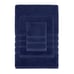 Rosyn Home Hotel Quality 100% Turkish Cotton 6 Piece Bath Towel Set Dark Blue