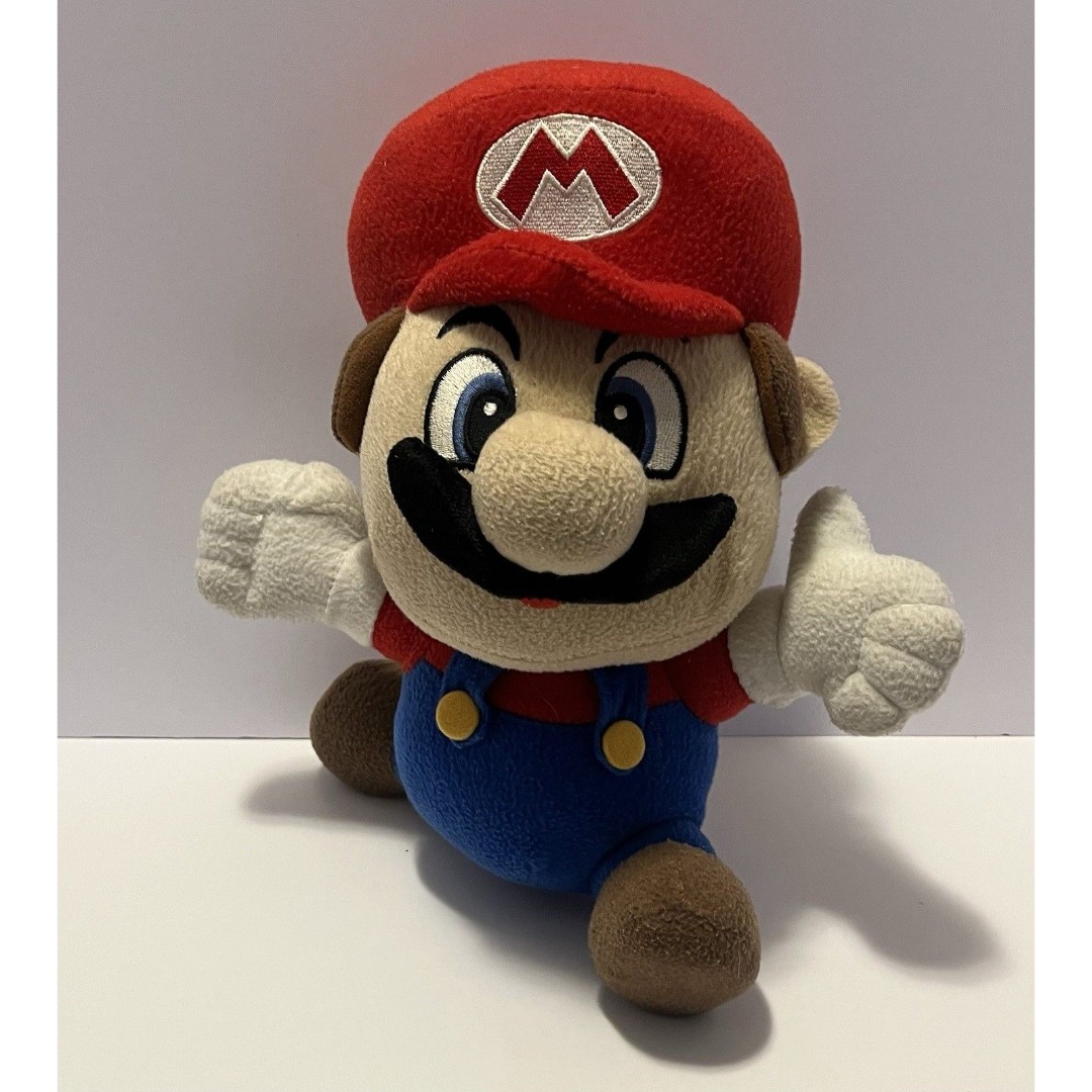 Super Mario Bros Plush 20th Anniversary 2005 Official China iQue RARE Nintendo