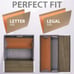 Set of 2 Decorative File Box Organizer, Collapsible Linen File Cabinet - NEW!