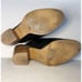 Madewell “The Harper” Mules Black Leather SZ 6.5 Slip-On Heeled Clogs Minimalist