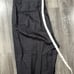 Pierre Cardin 44R Black On Black Striped Wool Suit Pants 38