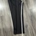 Pierre Cardin 44R Black On Black Striped Wool Suit Pants 38