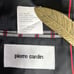Pierre Cardin 44R Black On Black Striped Wool Suit Pants 38