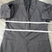 Pierre Cardin 44R Black On Black Striped Wool Suit Pants 38