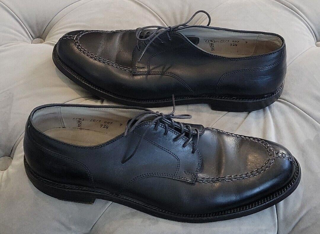 ALDEN 924 BLUCHER Black Leather Lace Up Mens Dress Shoes Oxfords 11.5 B USA