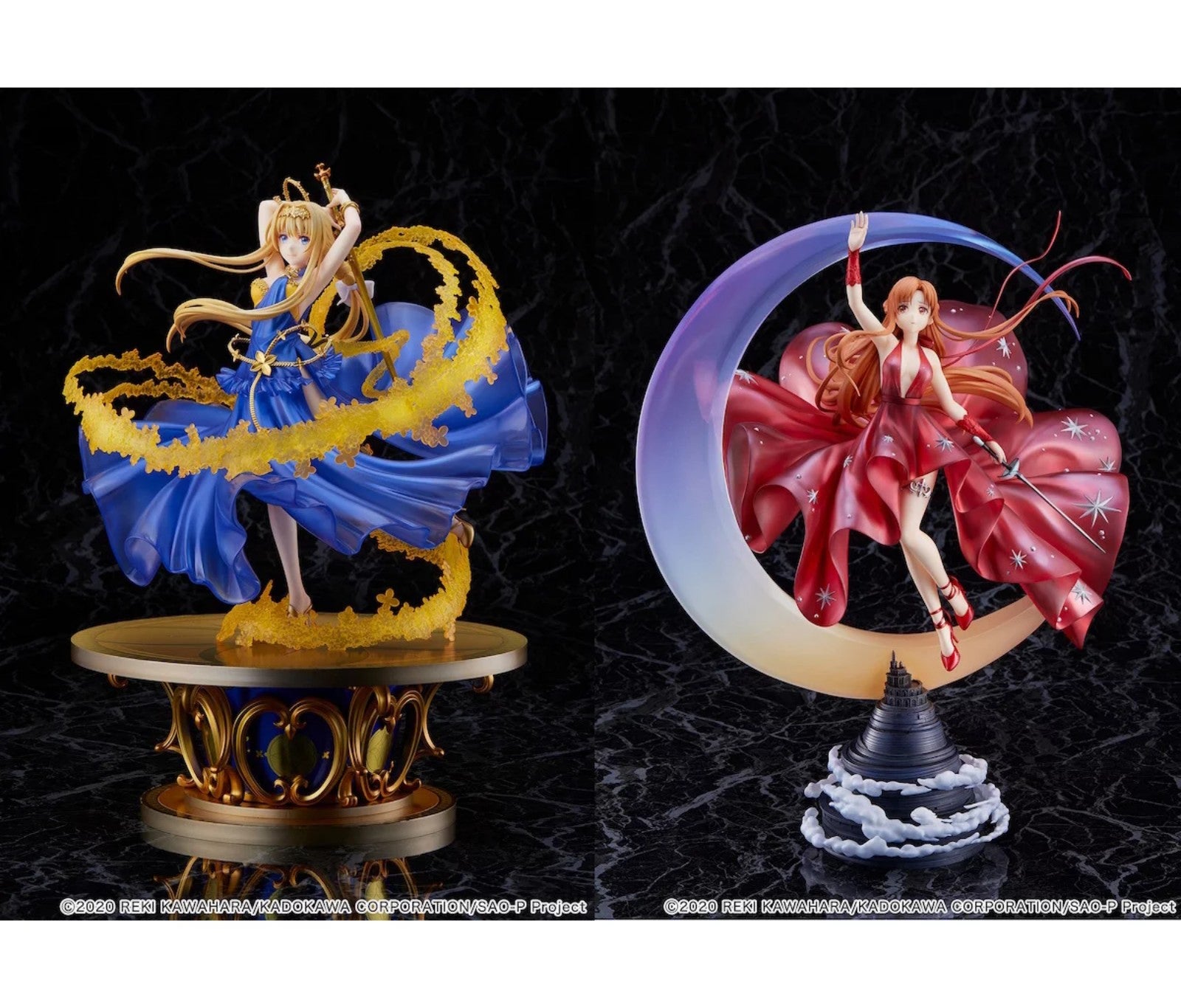 Sword Art Online Alice & Asuna: Crystal Dress Ver. 1/7 Scale Figure Set w/ Bonus