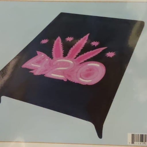 NEW 420 Weed Black Pink Blanket 79 x 94 Queen