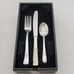 Onieda 24 Piece Zinc Stainless Steel Flatware Set Fork Knife Spoon