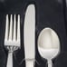 Onieda 24 Piece Zinc Stainless Steel Flatware Set Fork Knife Spoon