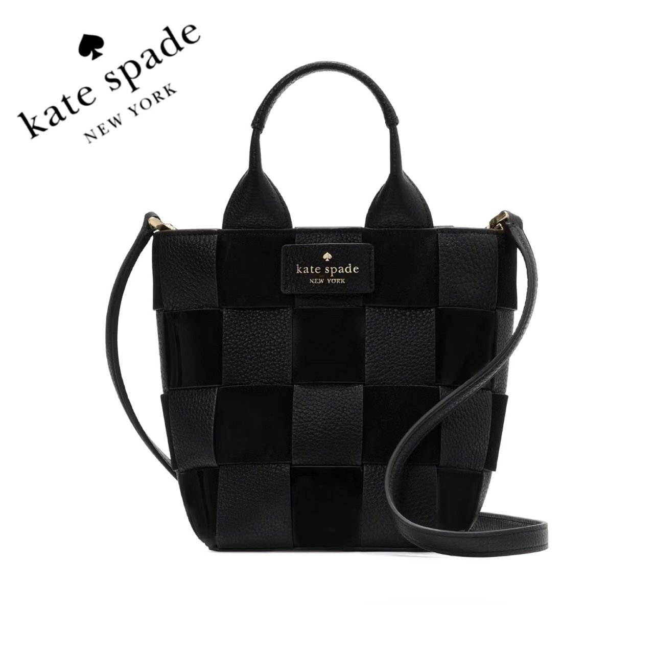 NWT KATE SPADE NY Basket Mini Tote in Black