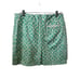 Peter Miller Cotton Teal & White Pattern Size 10 Skort. Pre-loved good condition