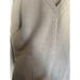 Vintage Christian Dior Monsieur Brown Tan Merino Wool Jumper Sweater Sz XL Mens