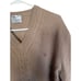 Vintage Christian Dior Monsieur Brown Tan Merino Wool Jumper Sweater Sz XL Mens