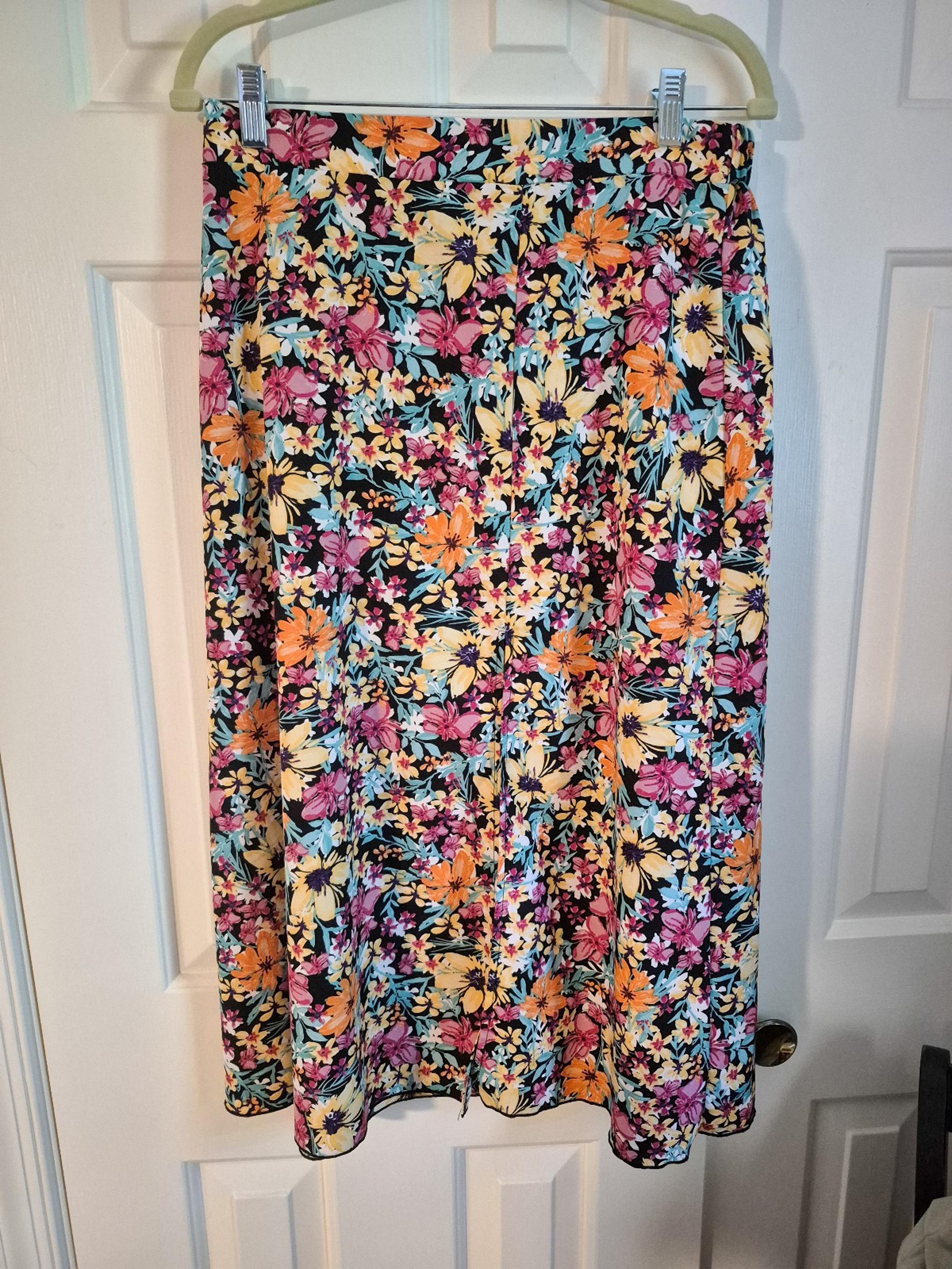 Floral Midi Skirt
