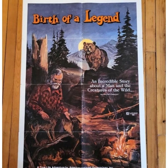 Birth of a Legend (1974) Dick Robinson Original Movie Poster 27x41