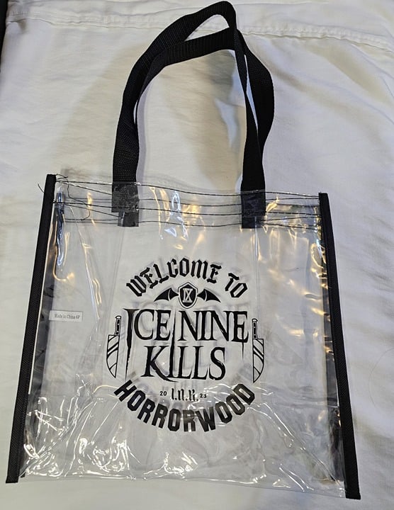 Ice Nine Kills Welcome to Horrorwood Clear Tote Bag