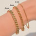 NEW 14K Yellow Gold Interweave Chain Boho Summer Luxury Bracelet