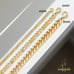NEW 14K Yellow Gold Interweave Chain Boho Summer Luxury Bracelet