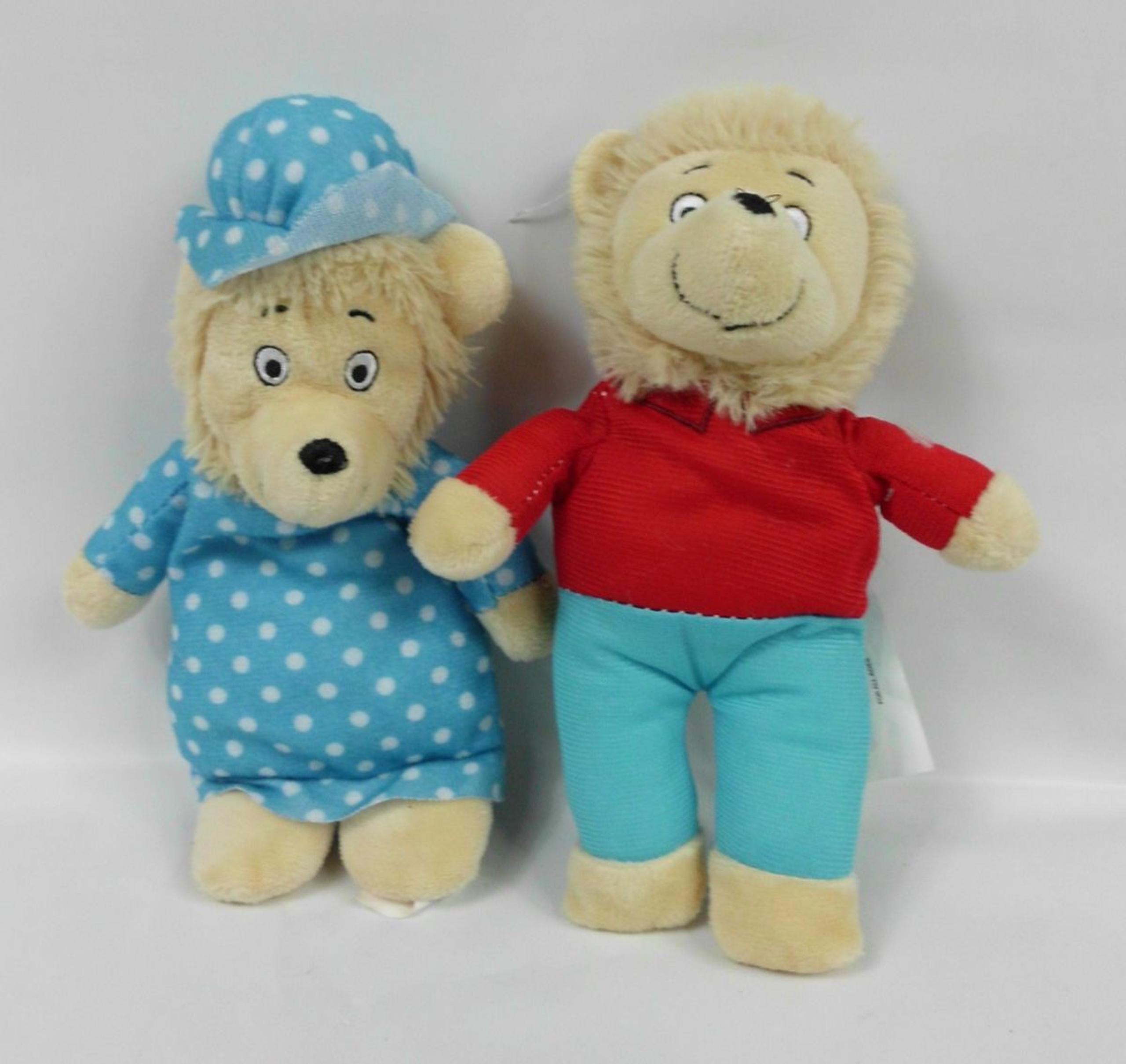 PBS Kids The Berenstain Bears 8 Inch Plush Mama and Papa Bear Set 2023