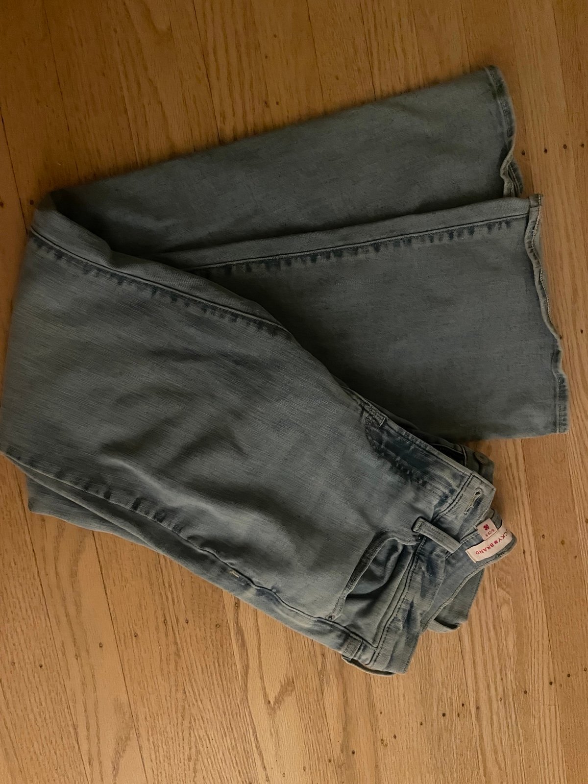 Lucky brand light wash low waist flare jeans