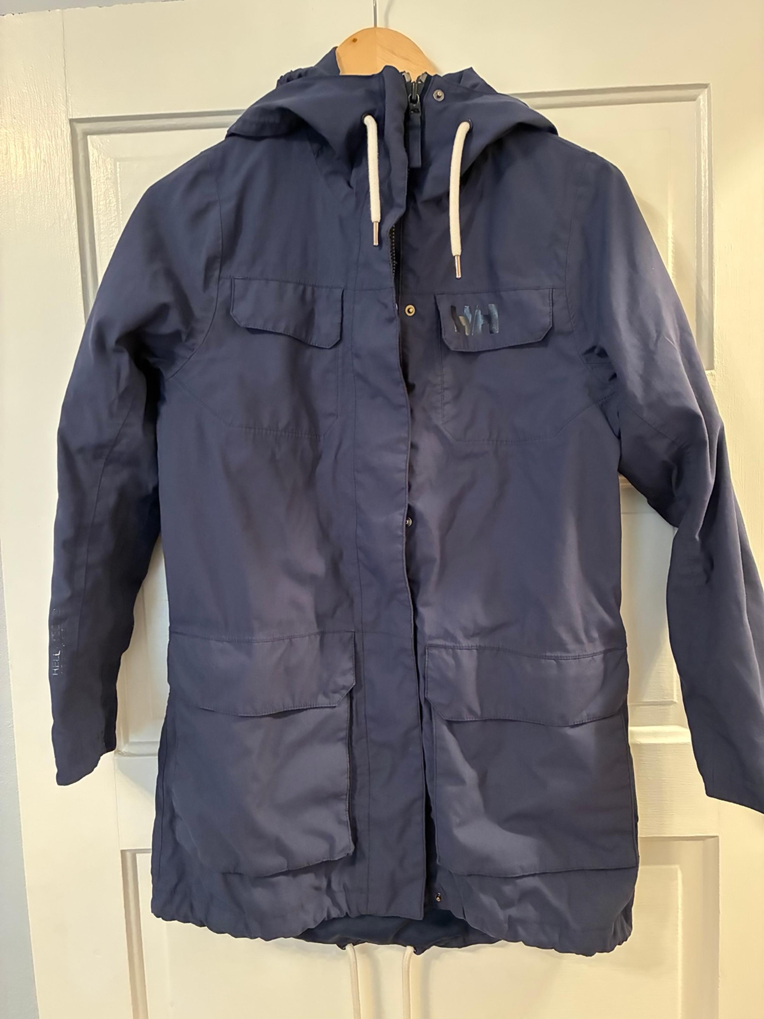 Helly-Hansen Women's Captains Parka Navy XS Full Zip with Hood