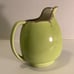 Mid-Century Modern Winfield Ware Juice Water Pitcher 8” Green Drip Glaze 48 Oz.