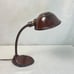 Vintage Gooseneck Lamp 1930s Eagle Lamp Co | Art Deco Cast Iron Desk Table Light