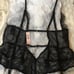 New Black Lace Teddy 78