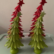 Grinch Hobby Lobby Trees green and red decor