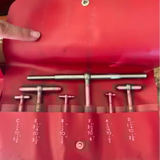 Starrett No. S579H Set of Six Telescoping Gaugeso