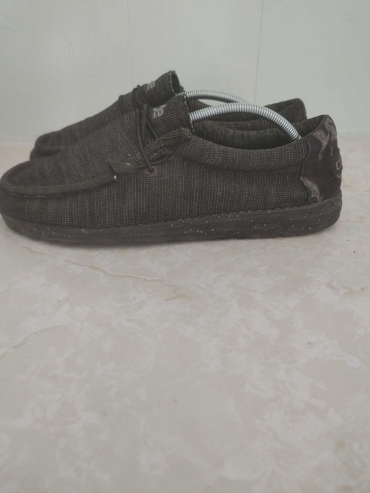 Hey Dude Midnight Bunker Wally Stretch Men's Casual Shoes Size 12