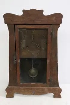 Antique Clock Arts & Crafts Period