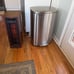 Mini Rectangular Trash Can With Soft-Close Foot Pedal