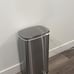Mini Rectangular Trash Can With Soft-Close Foot Pedal