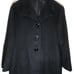 Cinzia Rocca due Black Wool Coat | Louis Vuitton fabric | Wmns Sz 10
