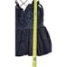 Free People One Womens Black Lace Adella Babydoll Tiered Top Y2K Style Size L