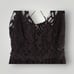 Free People One Womens Black Lace Adella Babydoll Tiered Top Y2K Style Size L