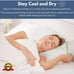 Memory Foam Bamboo Pillow Queen Size - [Adjustable] for Sleeping - Cool & Breath