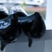 Tory Burch Black Patent Leather Caroline Reva Scrunch Pumps womens 9.5M