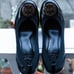 Tory Burch Black Patent Leather Caroline Reva Scrunch Pumps womens 9.5M
