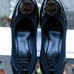 Tory Burch Black Patent Leather Caroline Reva Scrunch Pumps womens 9.5M